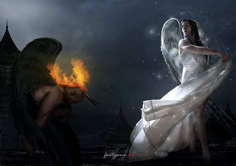 evil and angel